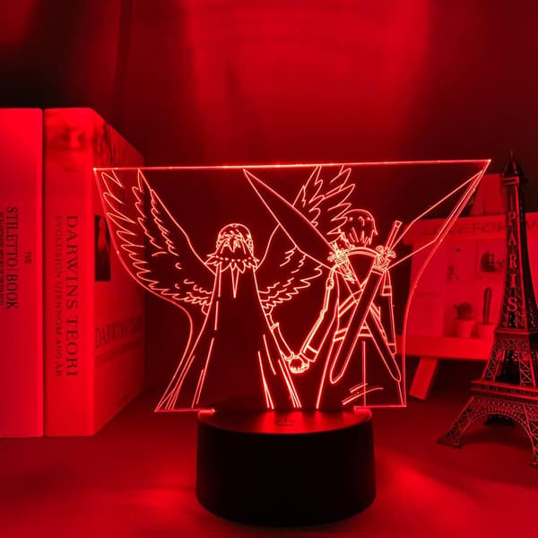 SAO Anime Figur LED Lys Søte Gutter & Jenter Julebursdag