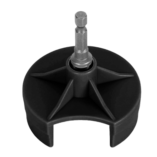 Stickmaskinadapter Snabb Stick Ersättningsbar Virkmaskinadapter med Hex Bit DIY Nål Virkning Borr Kraftfäste Svart