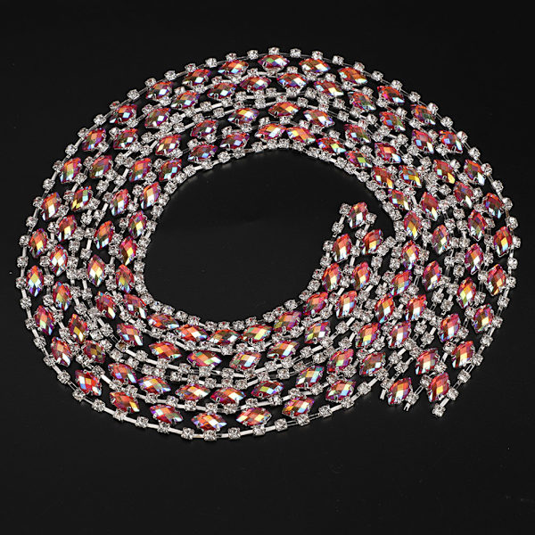 DIY Imitert Diamant Mesh Wrap Rull Krystall Rhinestones Bånd Bryllupsdekor