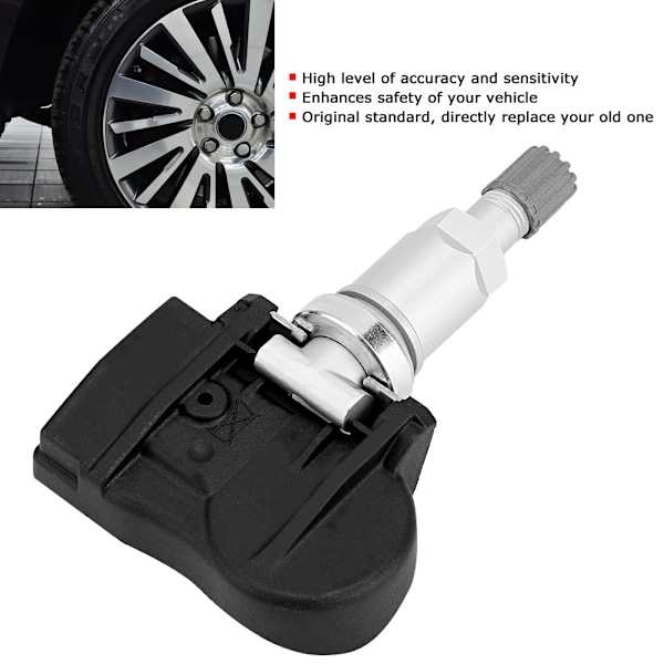 4 st TPMS Däcktrycksensorer Kit Passar för Land Rover GX631A159AA