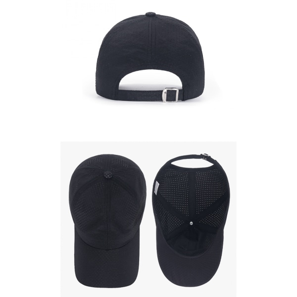 Unisex Andningsbar Full Mesh Baseballkeps Snabbtorkande Löpning h