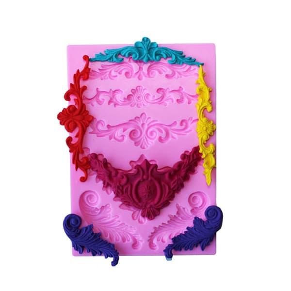 Fondantkage Silikoneform Præget Slik Chokolade DIY Bagning