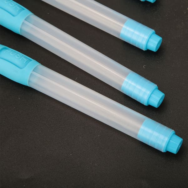 6 st blå plast akvarellmålning vattenfärgpensel set konst ritmaterial