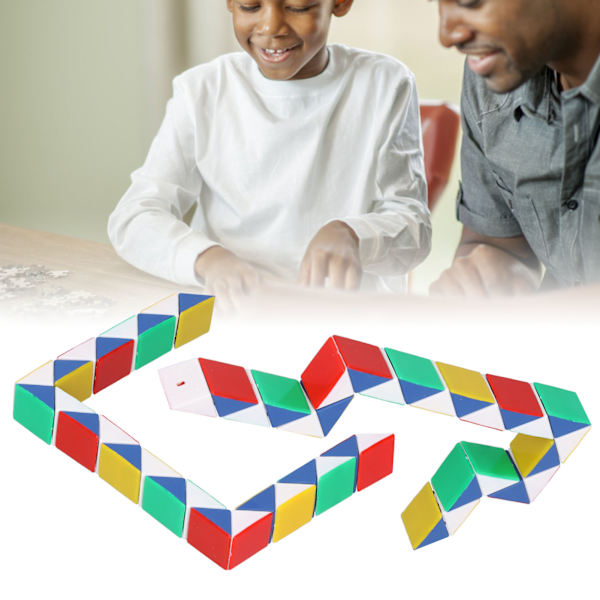 5 st Puzzle Cube Linjal Pussel Lindra Stress Hjärnträning Pedagogiska Leksaker Present till Barn