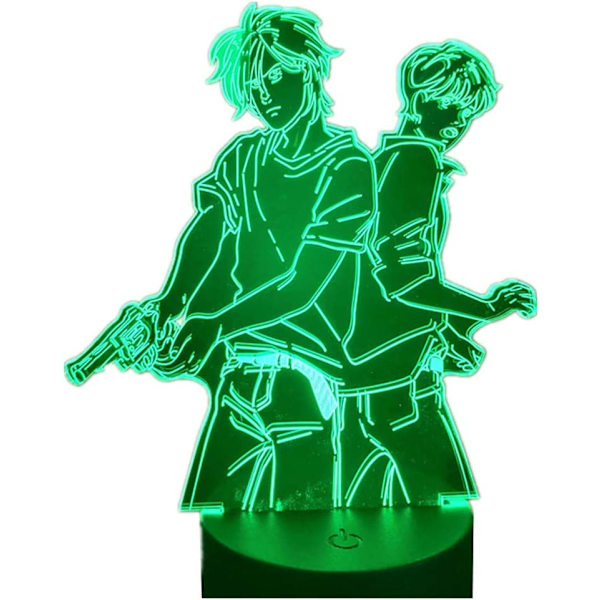 Banana Fish Alphabet 3D ANIME LAMP Akryl LED
