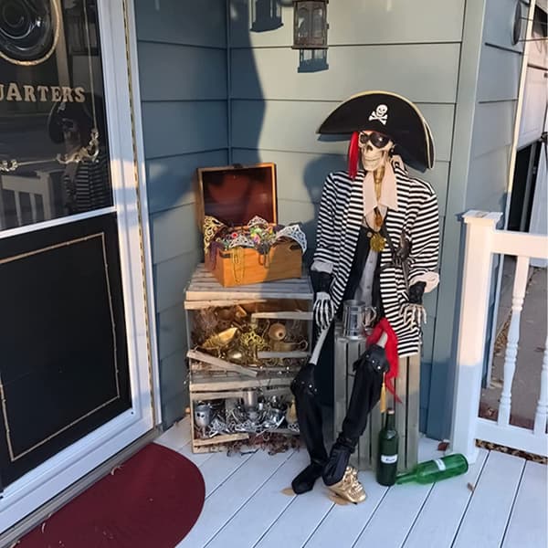 Halloween-fest pirathatt karibisk pirathatt voksen
