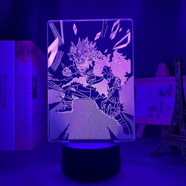 3D LED-illusion nattlampa Eijiro Kirishima LED-nattlampa