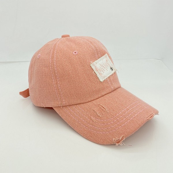 Hatt Nisch Hål Broderad Justerbar Baseballkeps För Män A Cherry