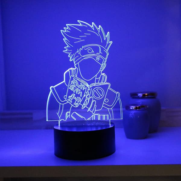 Naruto Kakashi Uchiha Sasuke 3D Illusion Natlampe Sm
