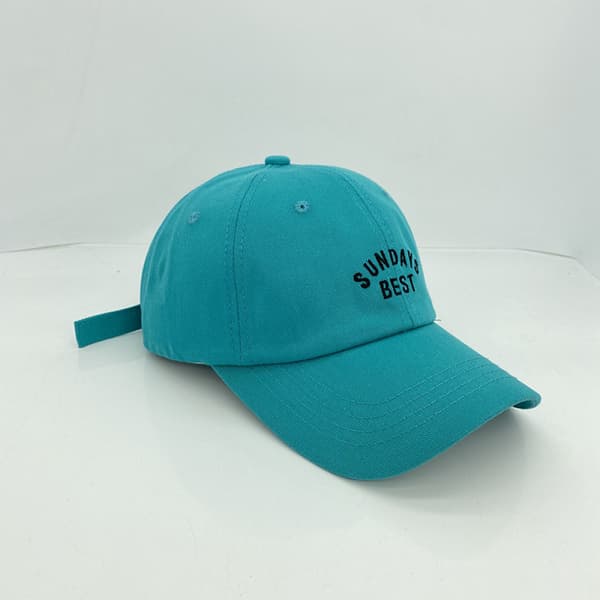 Hat Broderede Bogstaver Justerbar Studerende Casual All-Match Red