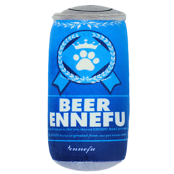 Pup Light och Pups Blue Ribbon - Roliga hundleksaker - Plysch Sque