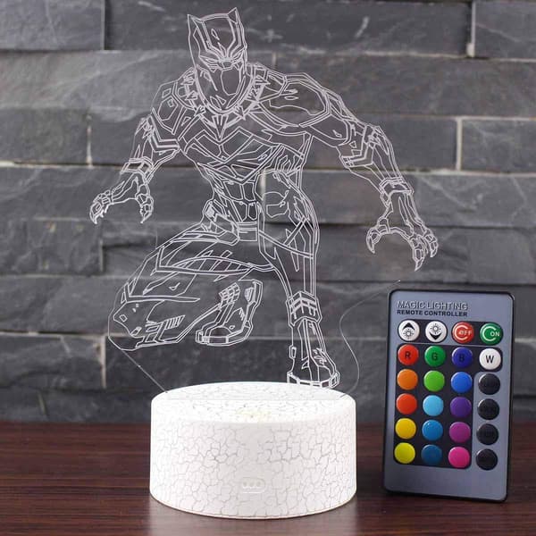 3D Illusjon Star Wars Nattlys Fire Mønster Dødsstjerne/Mi
