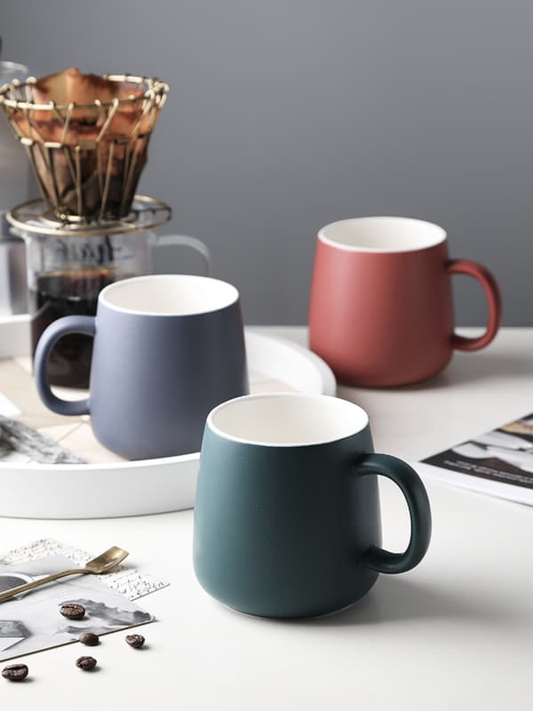 Blank Keramisk Kaffekopp, Mark Kopp for Kontor og Hjem, 13O