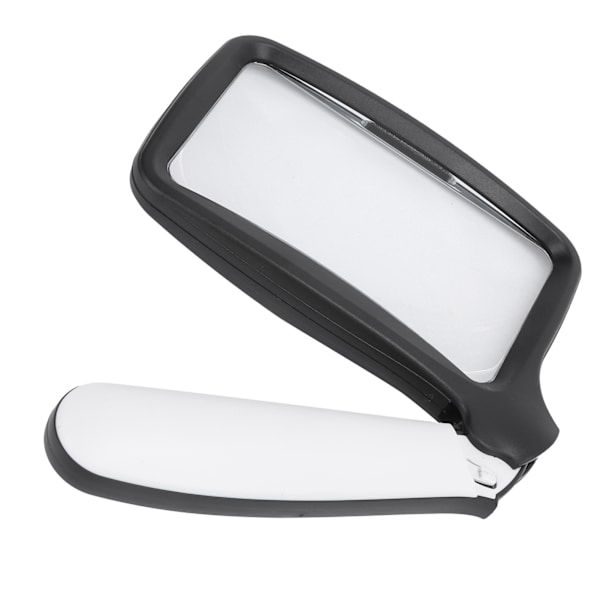 Forstørrelsesglass Foldable Håndholdt 5 LED-lys Høydefinisjon Akryl Lupe for Eldre Lesing Utskrift