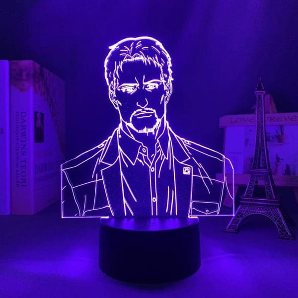 Attack on Titan 3D Anime Lampe Nat Levi Ackerman Illusion N