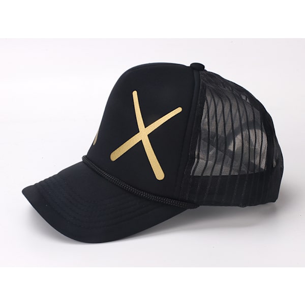 Mesh Trucker Kepsar Styva Strukturerade Främre Paneler Golf Pappa Bas BB
