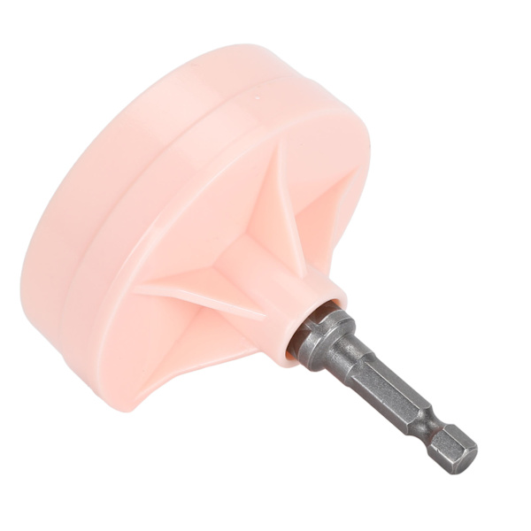 Stickmaskinadapter Snabb Stick Ersättningsbar Virkmaskinadapter med Hex Bit DIY Nål Virkning Borr Effekttillbehör Rosa