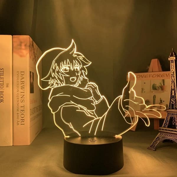 Shin Tsukimi Anime 3D Illusjon Nattlampe Hjem Rom Dekor Ac