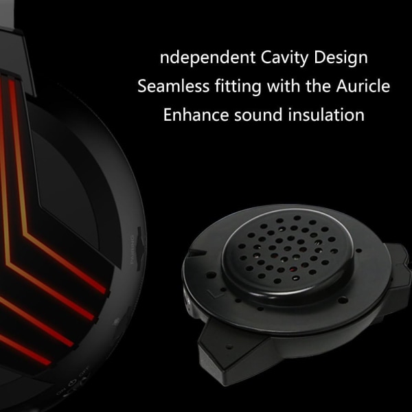 Trådløst Gaming Headset for Xbox One & Xbox Series X/S - Xbox one Trådløse Gaming Hodetelefoner med Avtakbar Mikrofon Over Øret, Justerbart Hodebånd