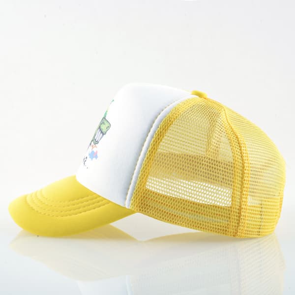 Den vilde dinosaur ungdom justerbar mesh kasket baseball trucker