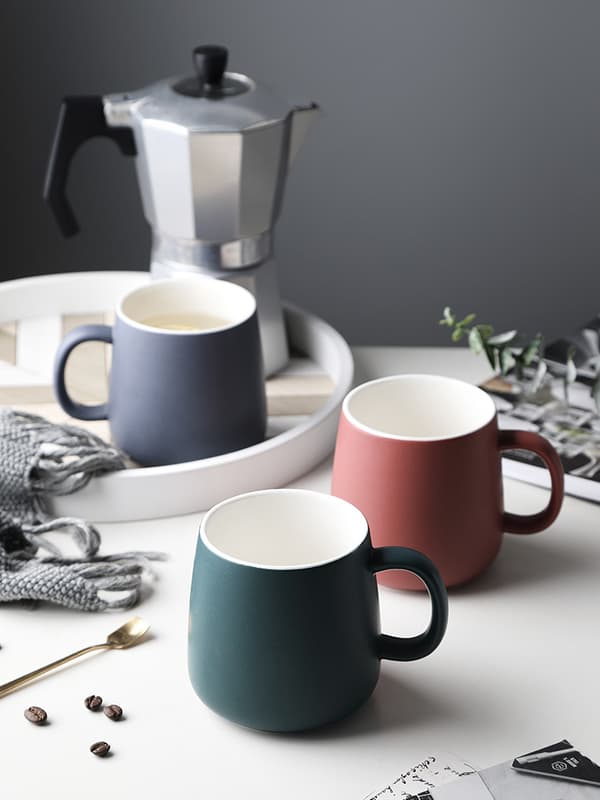 Blank Keramisk Kaffe Kops, Markering Kop til Kontor og Hjem, 13O