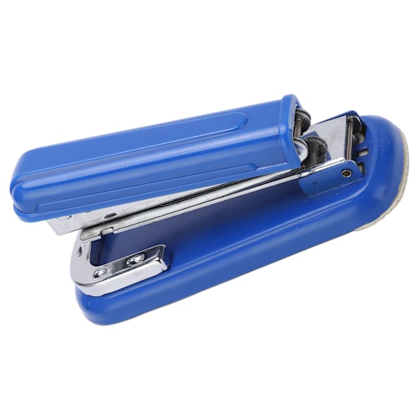 Häftpistol 360 grader roterbar halkfri dyna ergonomisk design ansträngningsbesparande 20 arks kapacitet 100 häftklamrar skrivbordsstapler blå