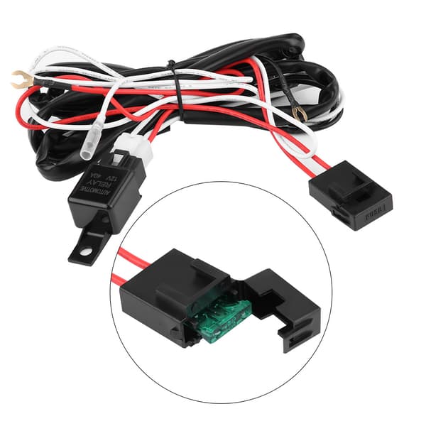 Automatisk På/Av Dimljus Bar Switchkontroll & Kabelhärva Relä Kit 12/24V