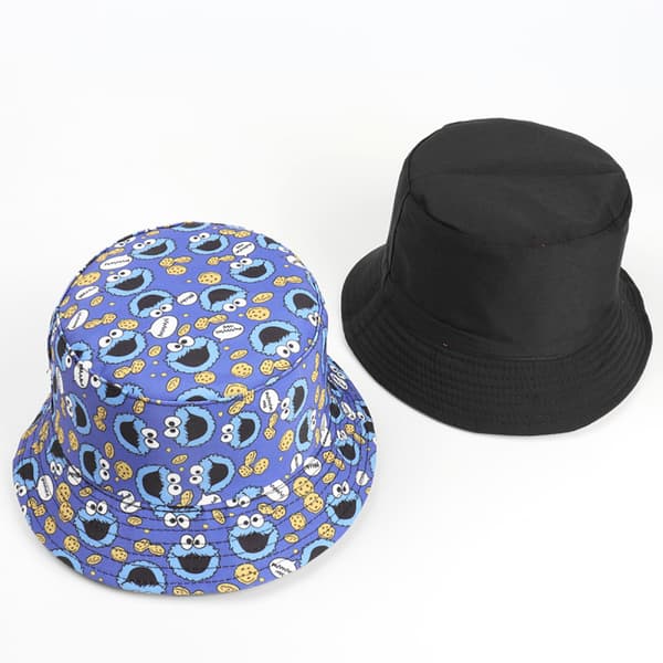 Cartoon Bucket Hat Sommar Strand Fällbar Solhatt Fällbar En D