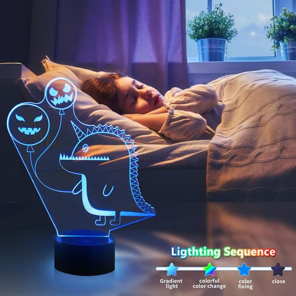 3D Fair Pixie Nattelys Gave til Jenter 1-8 År, Julepynt Innendørs for Hjemmet, Barnerom Lampe for Borddekorasjon, LED Fargeendring