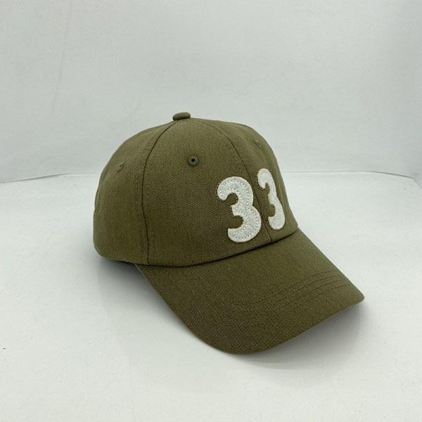 Hatt nummer 33 Justerbar Baseballkeps för män och kvinnor Green