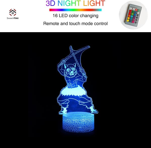 Anime Natlys Anime Figur Akrylfigurer 3D Illusio