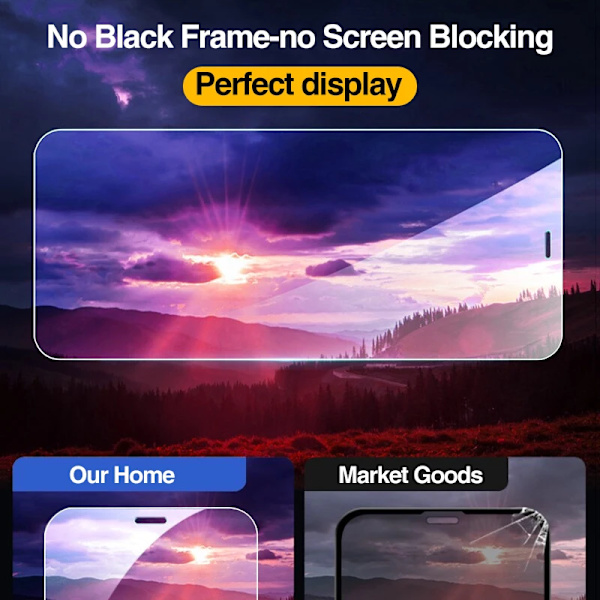 3 st härdat glas för Realme C25s skyddsglas skärmskyddsfilm