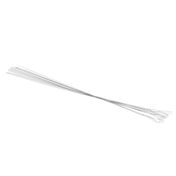 10 stk. Vridde Perlenåler Sammenleggbart Øye Fleksibel Rustfritt Stål Tråd Nåler for DIY Armbånd Halskjede