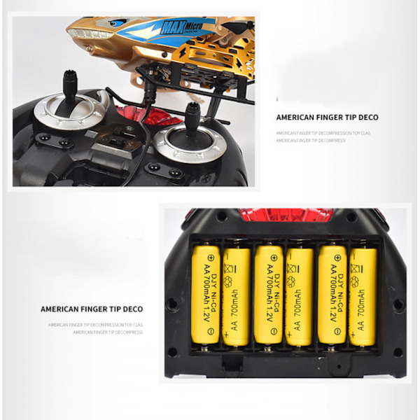 Fjärrkontrollhelikopter,  En knapp start/landning, 4,5 Ch