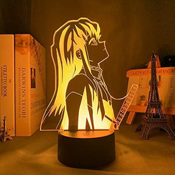 Demon Slayer Kamado Nezuko 3D Illusionslampa, Kreativ 3D Japansk Animelampa - Perfekt Present för Hemmet