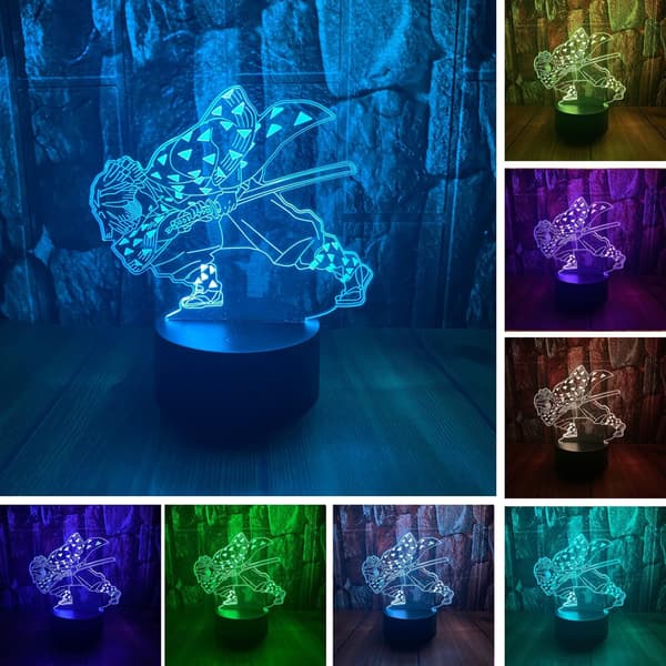 Demon Slayer Kamado Nezuko 3D Illusjon Nattlampe, Crea