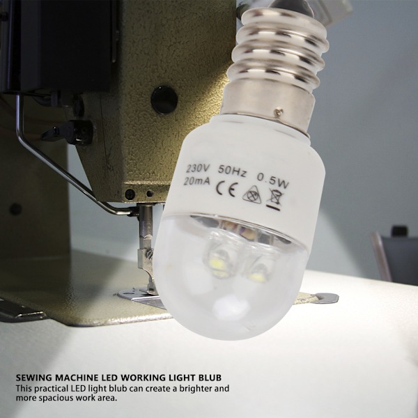 Multifunktionell hushållssymaskin LED-arbetslampa 0,5W energisparlampa