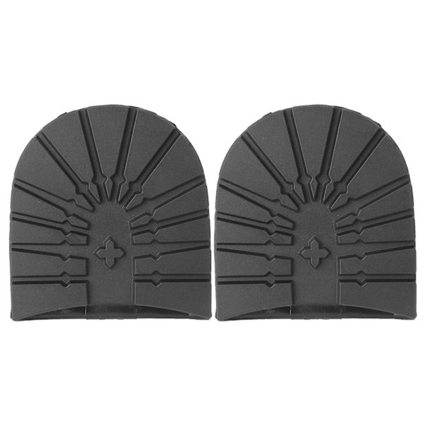 Støvler Sko Anti Slip Front Hæl Såler Gummi Mute Såler Sko Reparasjonstilbehør (Hæl Såler)