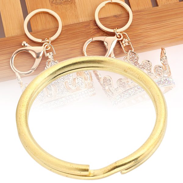 10 st mässingsnyckelringar guld väska krok koppling nyckelring DIY läderhantverk hårdvara tillbehör 35 mm