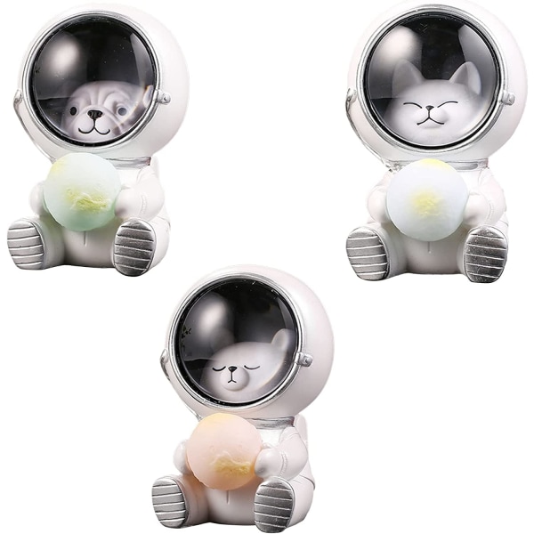 Astronaut LED-nattlampor, söt rymdman LED-nattlampa 3D