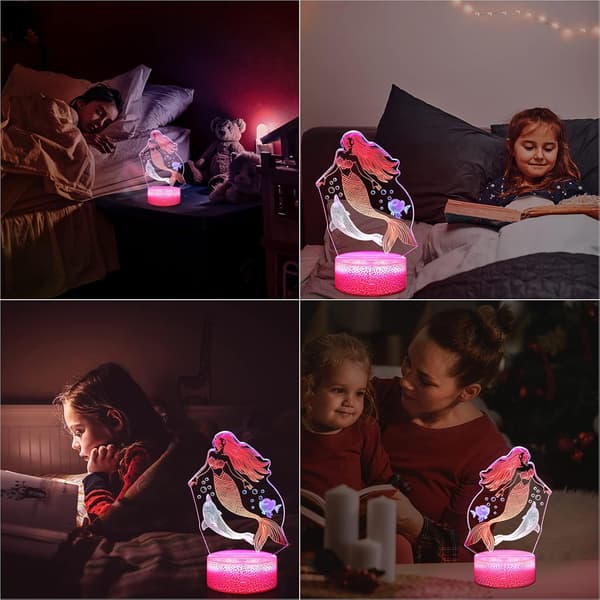 3D Gamepad Nattlampe (3 Mønstre) Spillkontroller Konsoll I