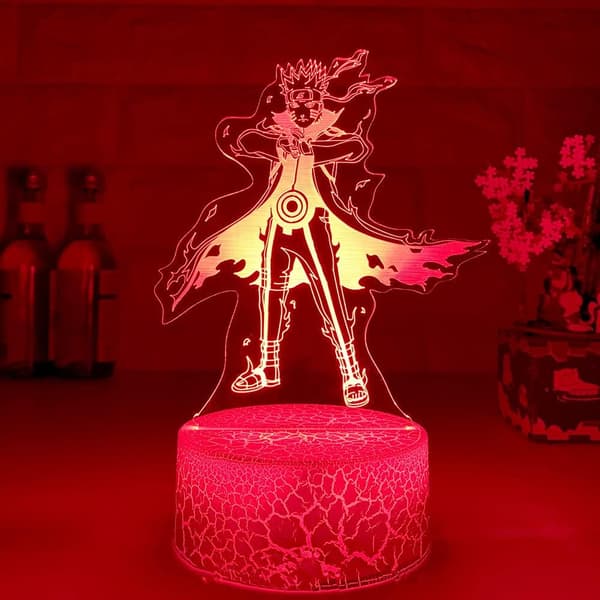 Anime Uzumaki Naruto Nattlamper, Tegneserier 3D-illusjonsnatt