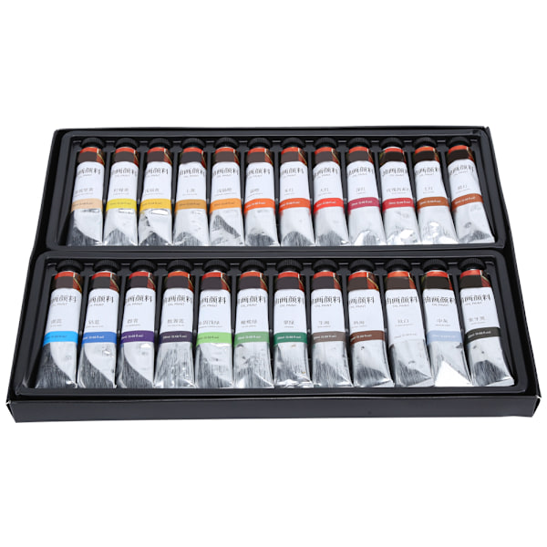 24 stk. Pigment 20ML Akvarel Maling Paste Maling Tube Blæk Begynder Indrammet Kunst Tilbehør