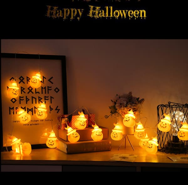 Halloween-led-kurpitsavalosarja sisä- ja ulkokäyttöön