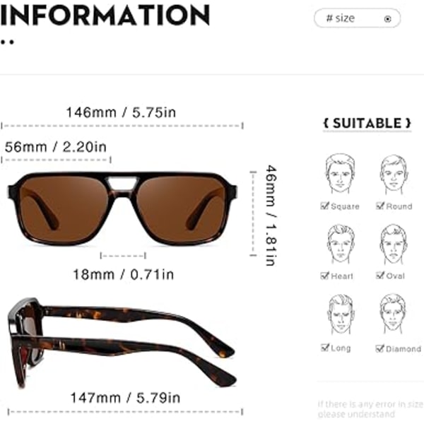 Polarisoidut Retro Aviator -aurinkolasit naisille ja miehille, vintage 70-luvun neliönmalliset aurinkolasit
