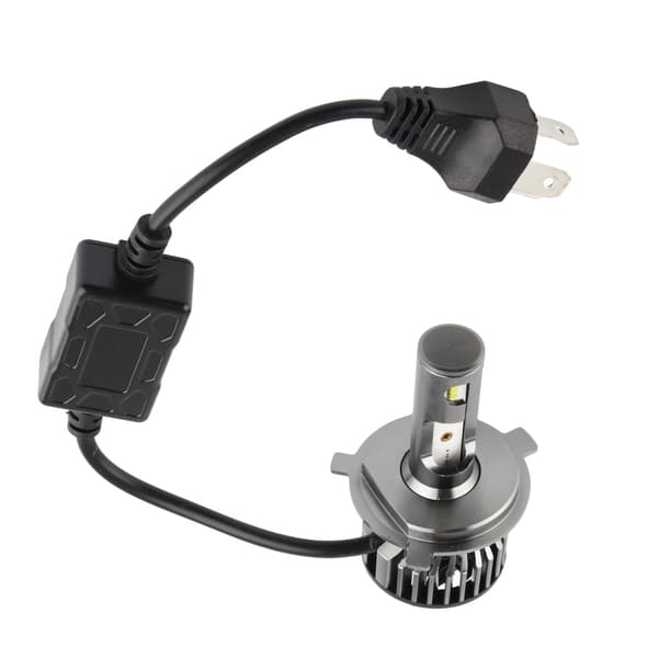 LED Bilfrontlys Super Lys Erstatning Bilfrontlys Pærer Kortslutning Beskyttelse Mini Auto Lamper H4