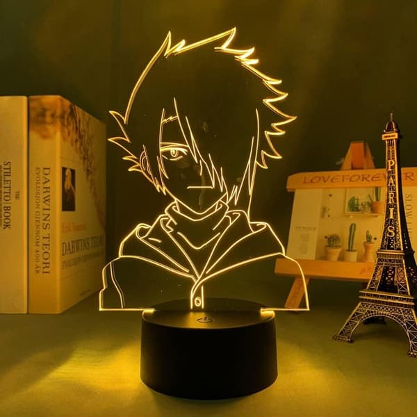 3D LED Nattlampe The Promised Neverland Ray Figur for Rom