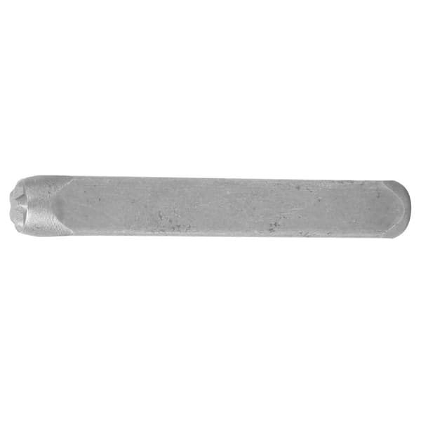 CR-V Stål Stjerneformet Hulstans 6mm Bredde 2.5'' Længde til Læder Plastik Metal