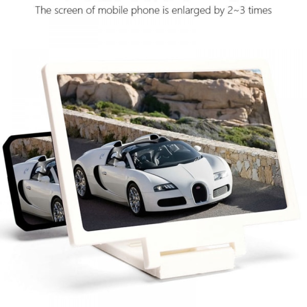 7,5 tommer mobiltelefon skærmforstørrelse 3D højopløsningsskærmforstørrelse til skrivebord