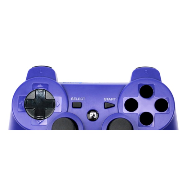 PS3 trådlös handkontroll, Professionell Gamepad, Touch Panel Blue